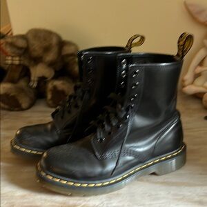 Dr. Martens Black Leather Boots